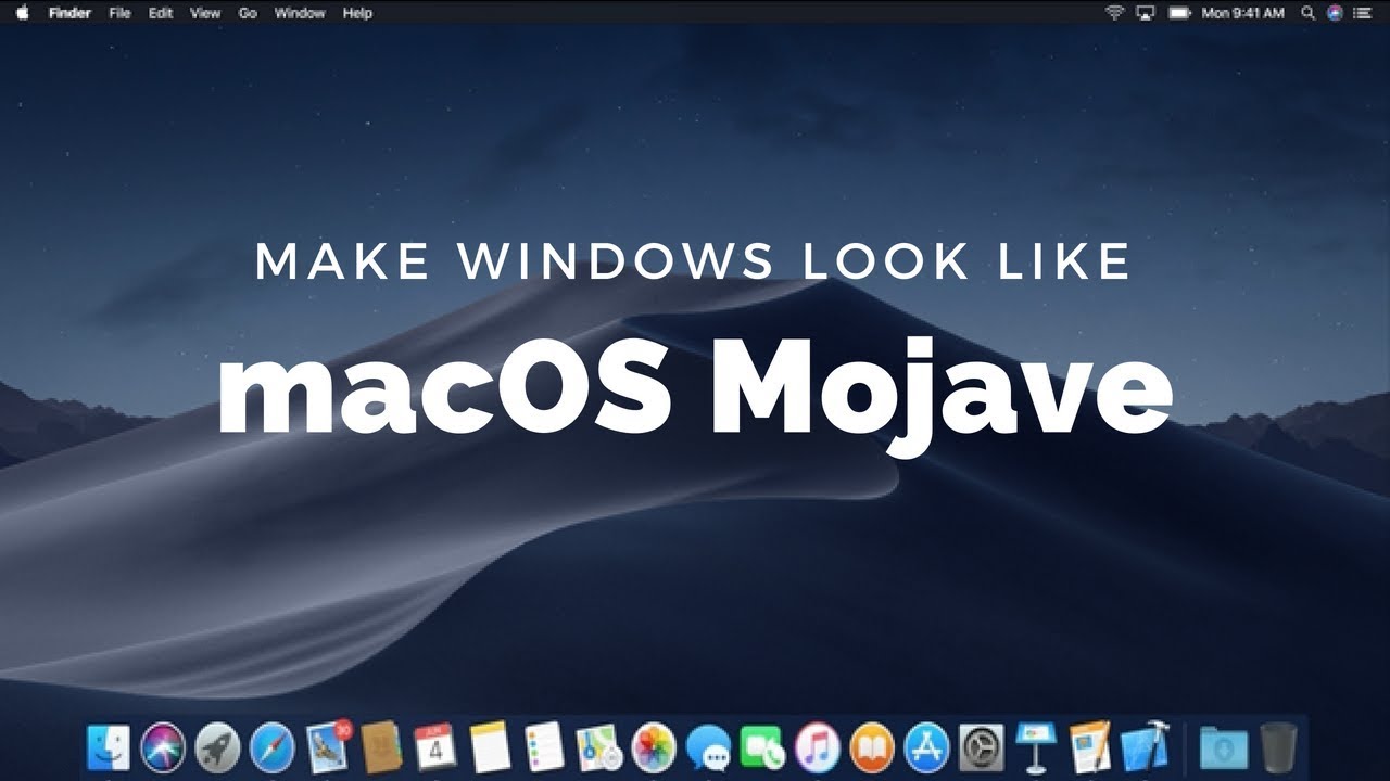how to make windows 10 look like mac os x snow leopard